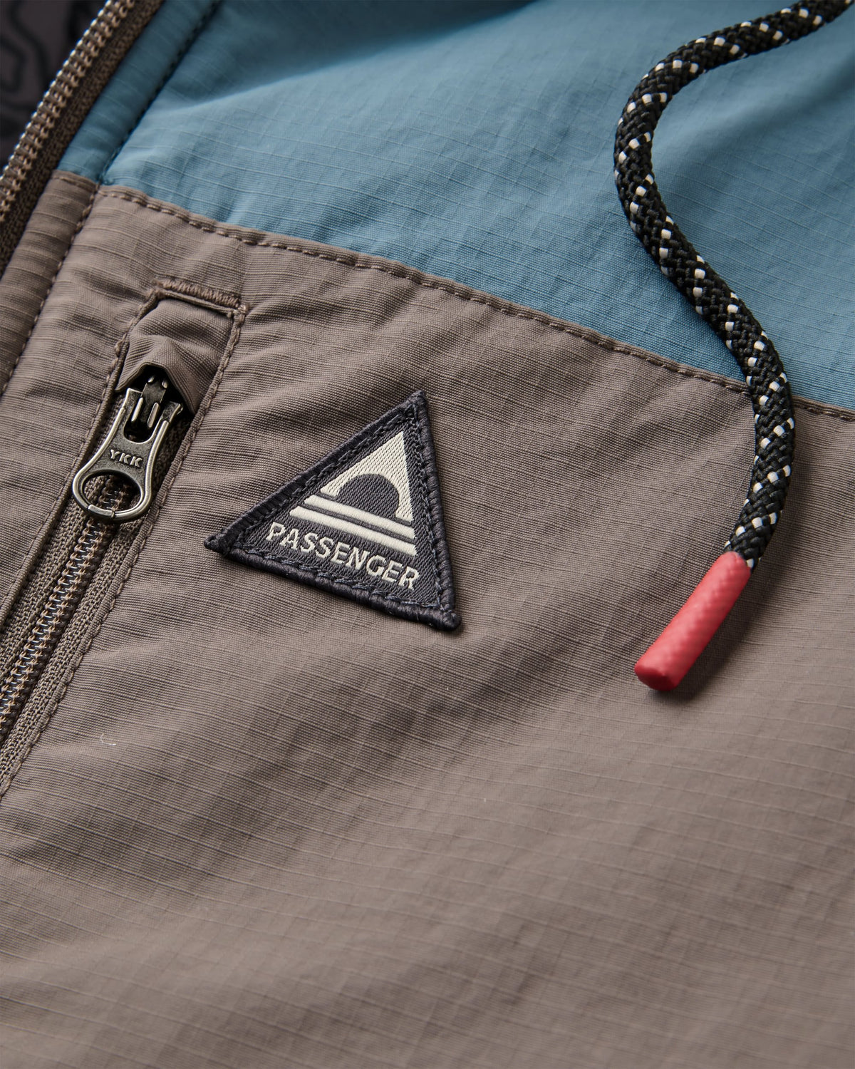Oceanic Insulated Full Zip Jacket - Stormy Blue/Slate Grey - Flatlay