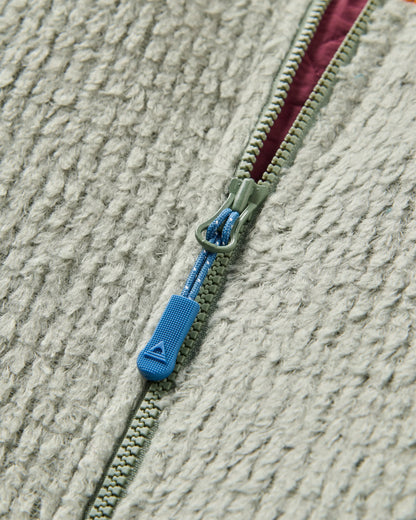 Venturescape Women's Recycled Fleece - Fig/Pistachio - Flatlay