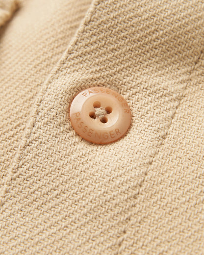 Island Twill Shirt - Stone - Flatlay