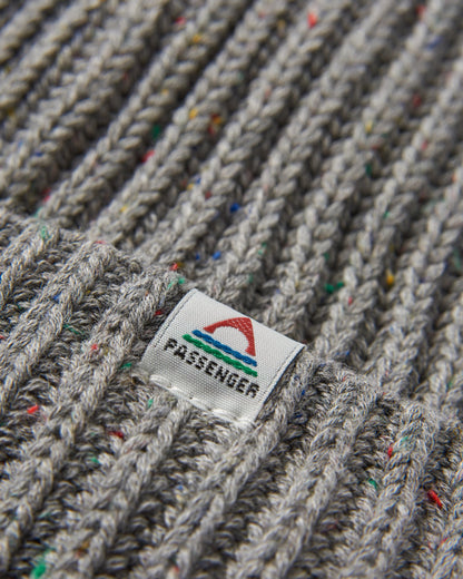 Fisherman 2.0 Recycled Cotton Beanie - Grey Marl