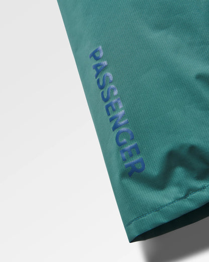 Trailscape Light Men's Recycled Waterproof Jacket - Deep Ocean - Flatlay