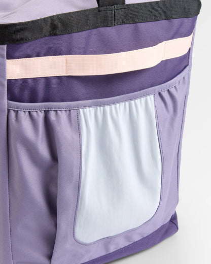 Boondocker Gear Tote 60L - Heather/ Deep Purple - Flatlay