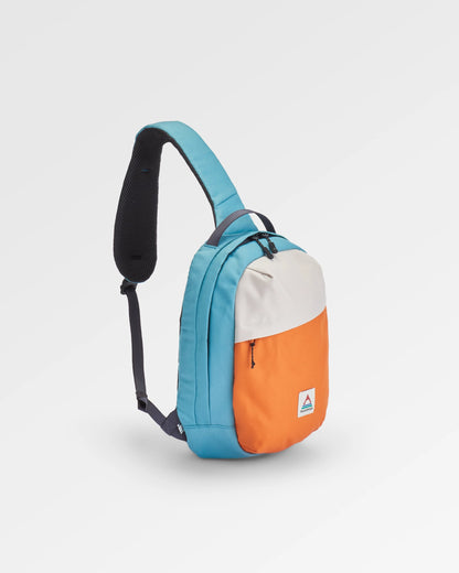Boondocker Recycled Sling 8L - Arctic/Retro Orange - Flatlay
