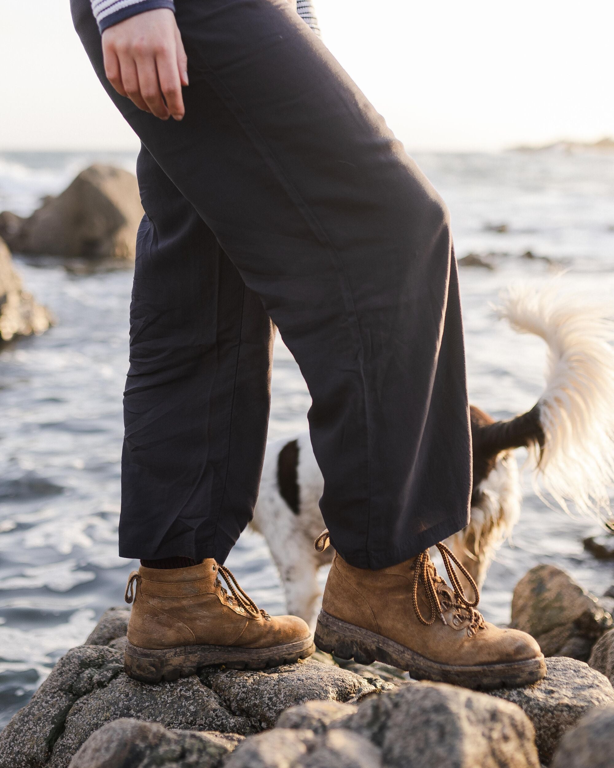Lazy Day Dungarees - Faded Black - Lifestyle