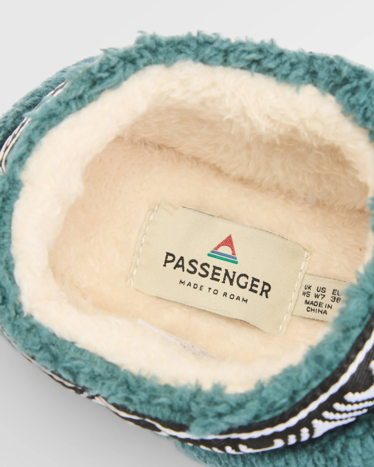 Ember Sherpa Fleece Slipper - Mediterranean - Flatlay
