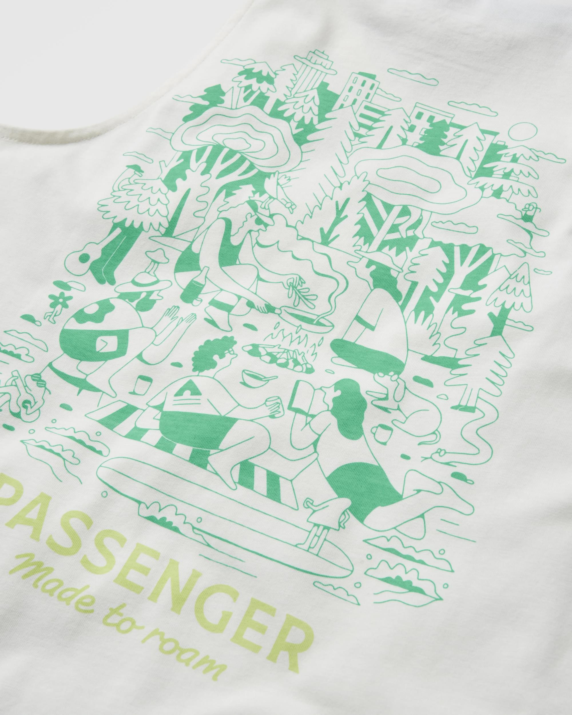 Better Outside Organic Cotton Vest - Marshmallow - Flatlay