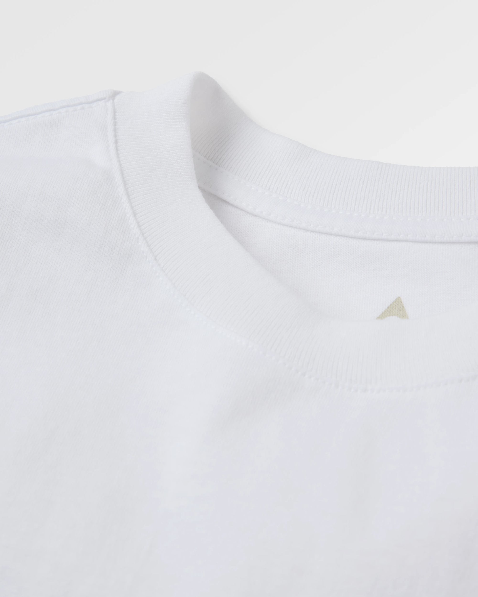 Slow Escape Relaxed Fit T-Shirt - White - Flatlay