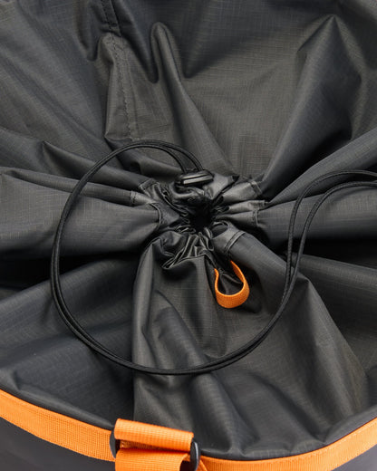 Tide Recycled Nylon Changing Bucket Bag - Black - Flatlay