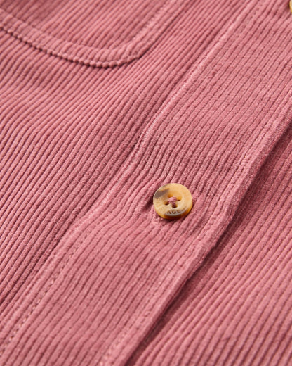 Backcountry Cord Shirt - Crushed Berry - Flatlay