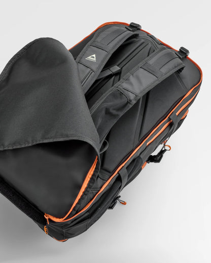 Atlas Recycled Backpack Duffel - Black - Flatlay