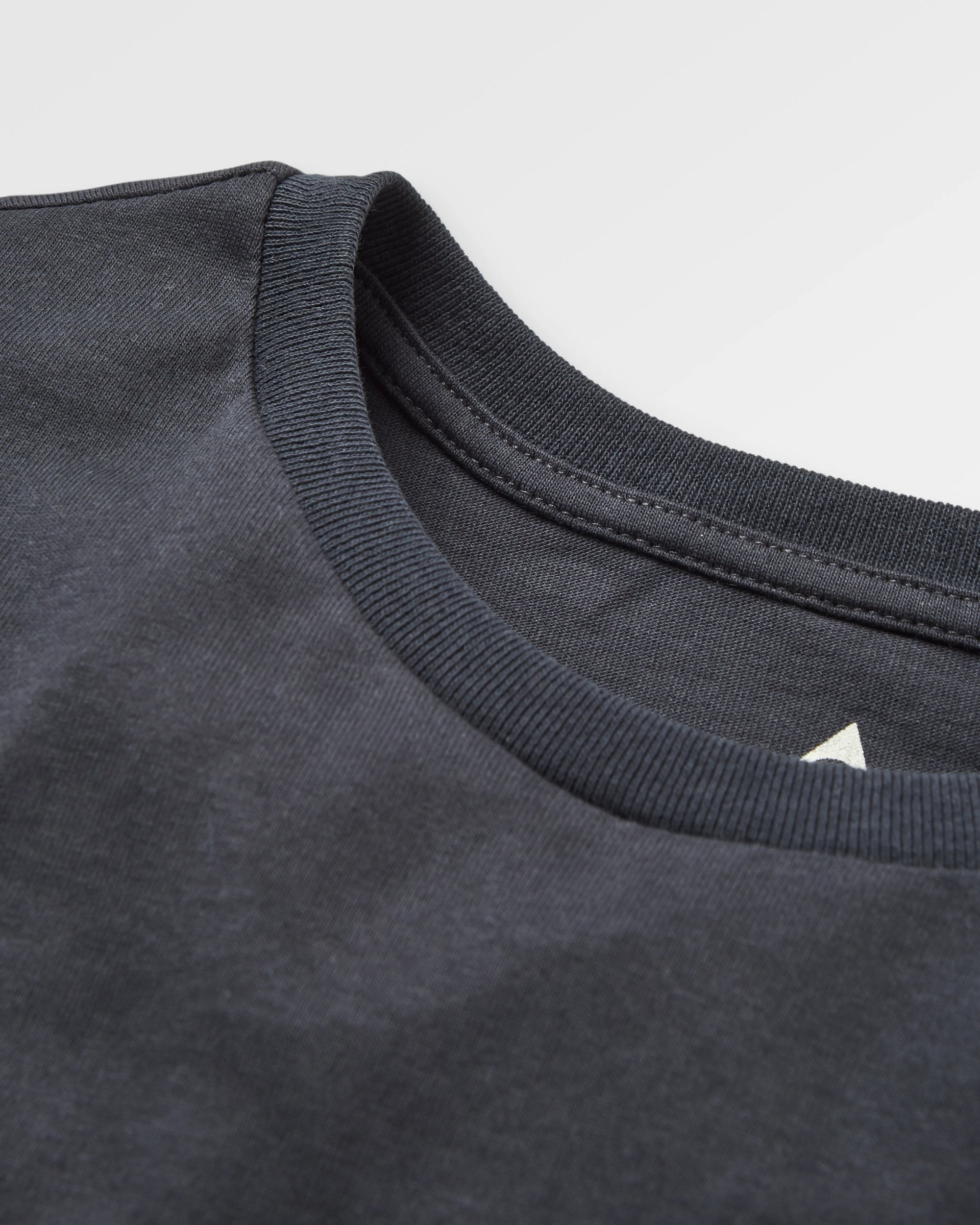 Outsiders Recycled Cotton T-Shirt - Black - Flatlay