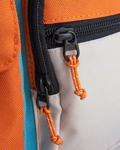 Boondocker Recycled Camera Bag - Arctic/Retro Orange - Flatlay