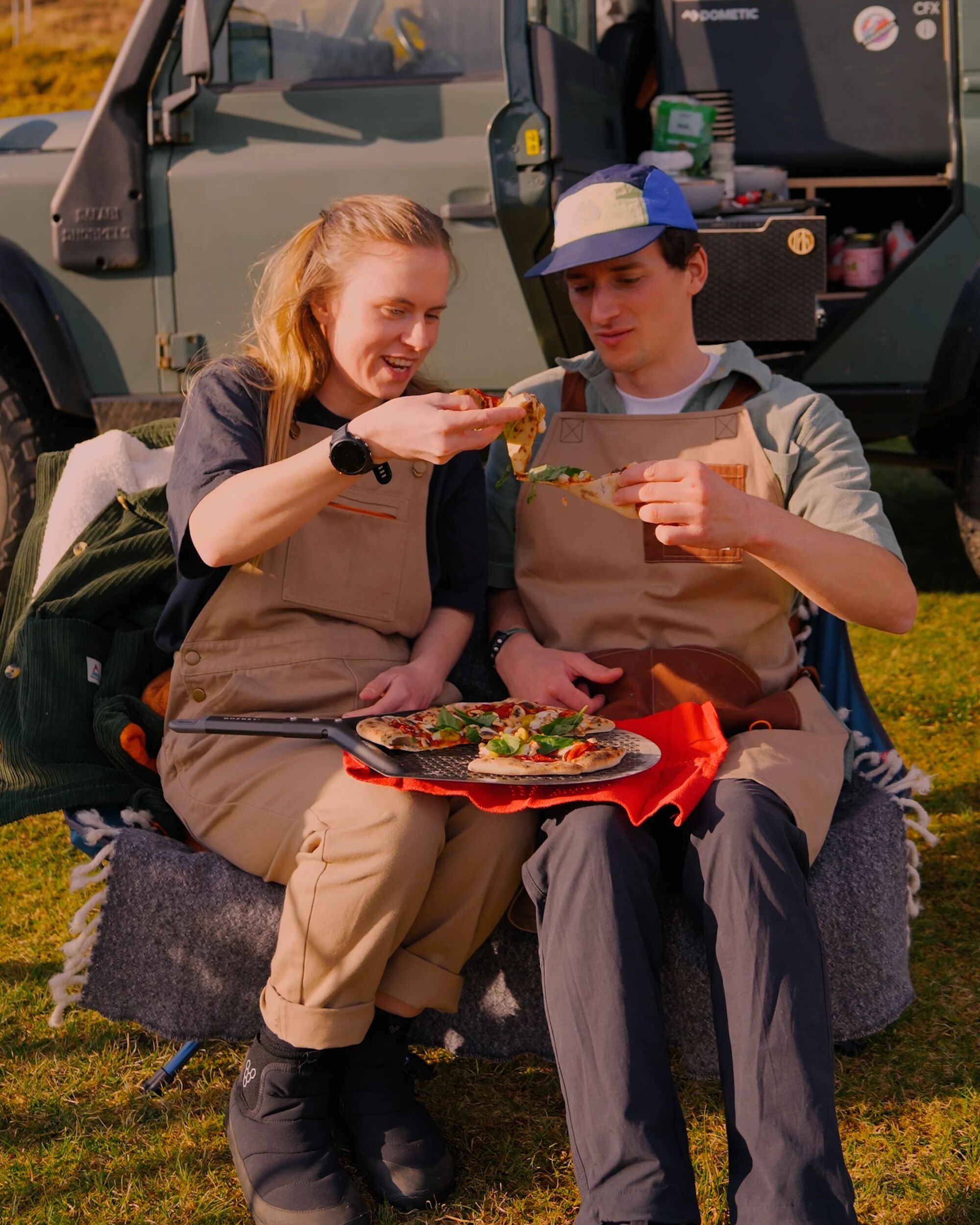 Campfire Recycled Cotton Apron - Elmwood - Lifestyle