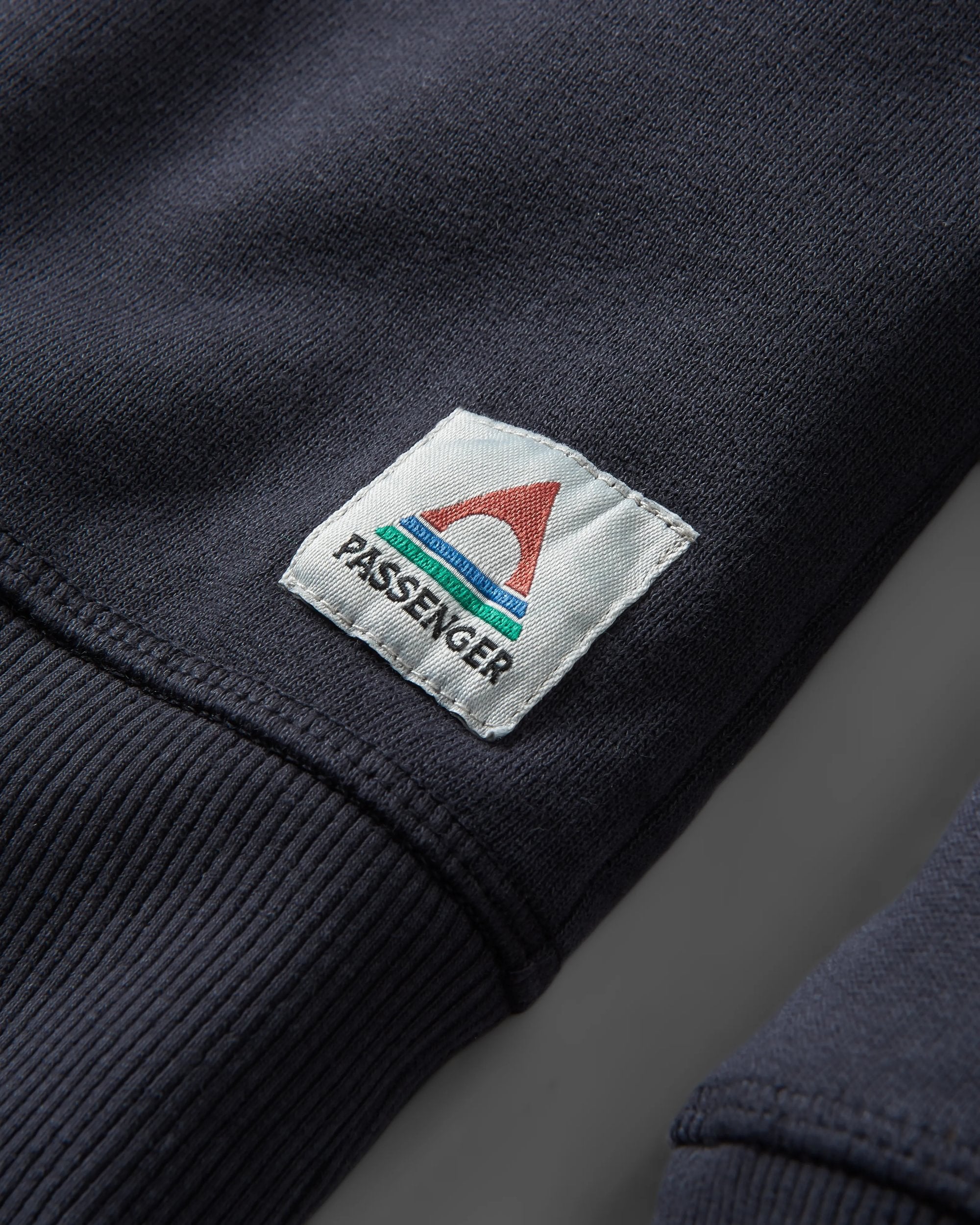 Heritage Recycled Cotton Sweatshirt - Black - Flatlay