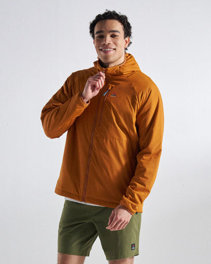 Men's Trailscape Lightweight Insulated Jacket - Retro Orange - Studio Model