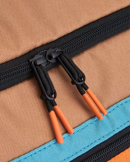 Boondocker Recycled 30L Duffel - Arctic/Retro Orange - Flatlay