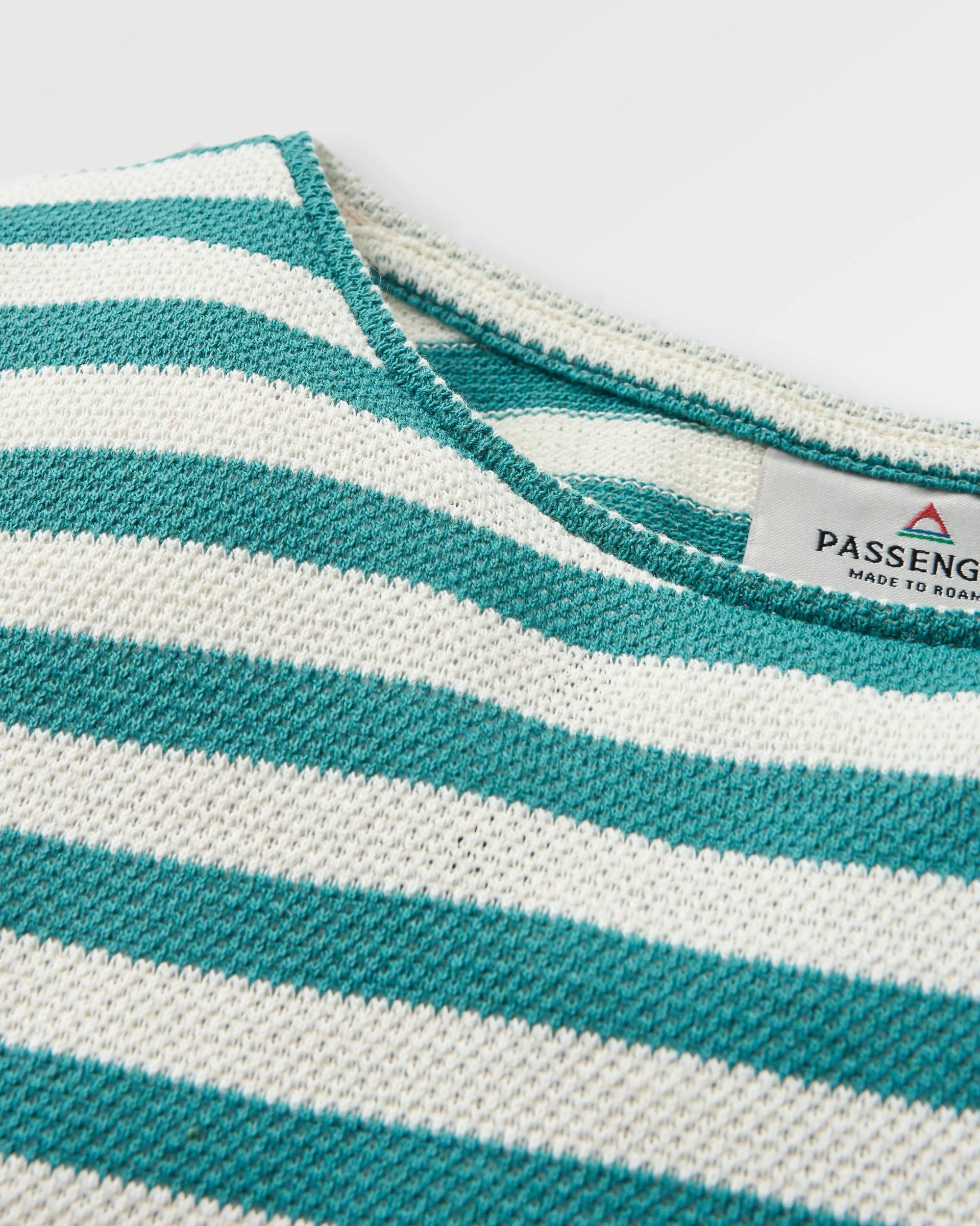 Panorama Striped LS T-Shirt - Arctic Stripe - Flatlay