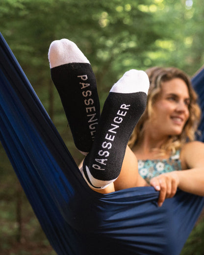 Organic Trainer Socks - Black - Lifestyle - Female