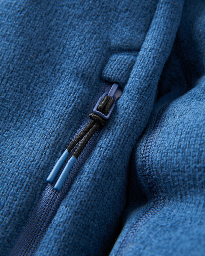Stargazer Recycled Polartec® Fleece - Dark Denim - Flatlay