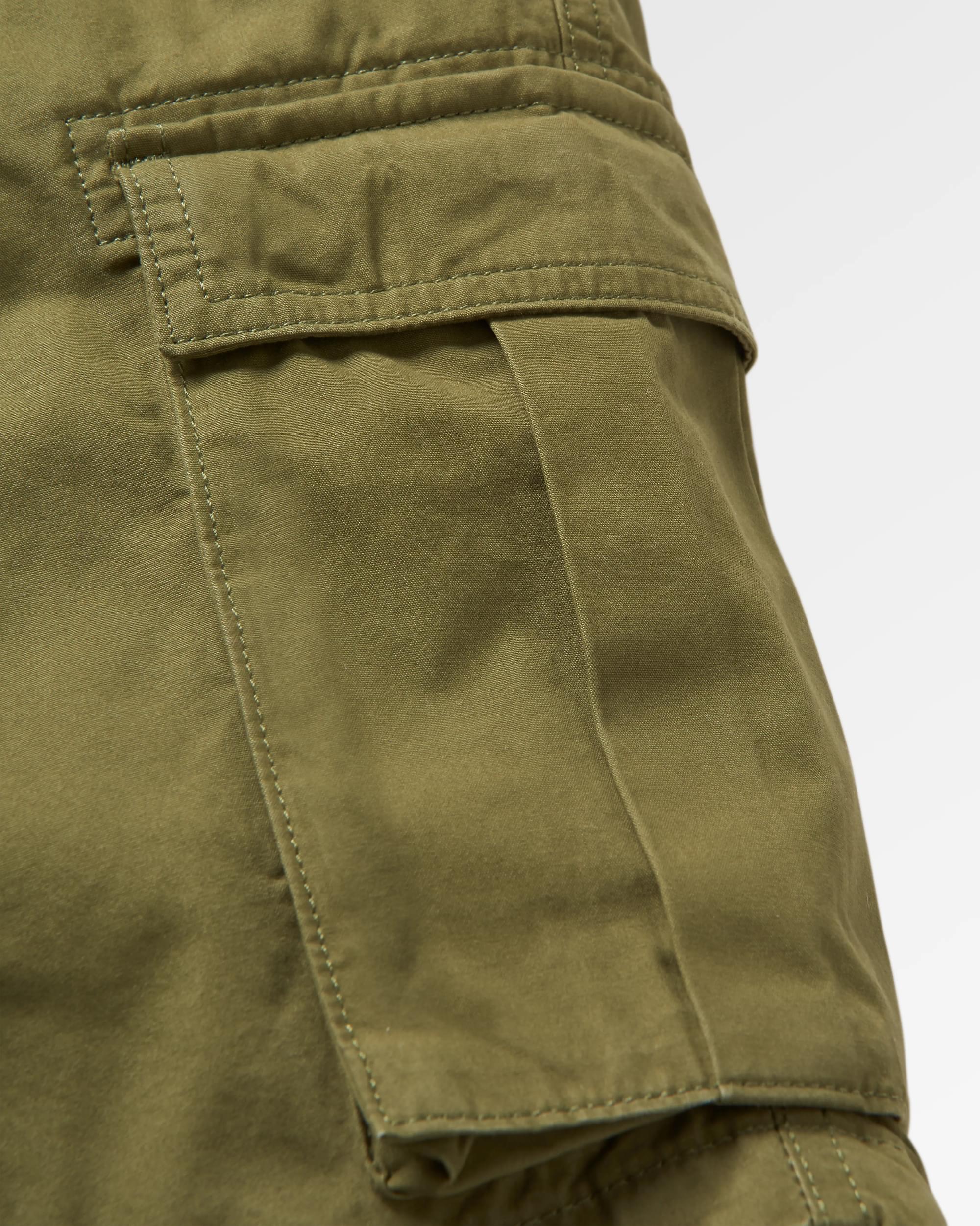 Adventurer Cargo Cotton Short - Khaki - Flatlay
