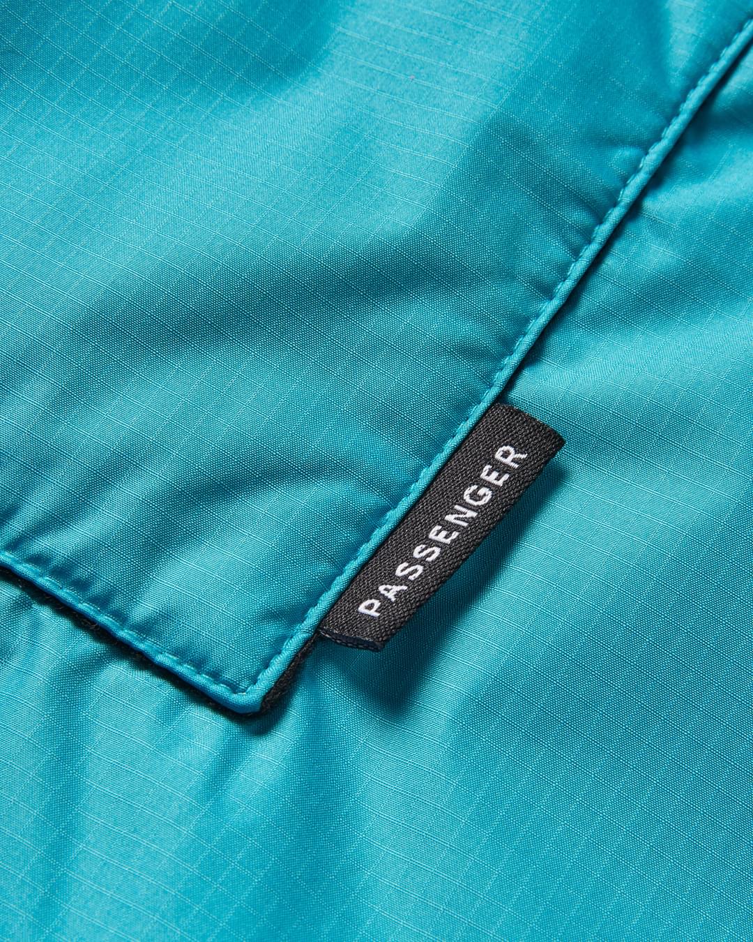 Roaming Recycled Sherpa Lined Changing Robe - Viridian Green/Orchid - Flatlay