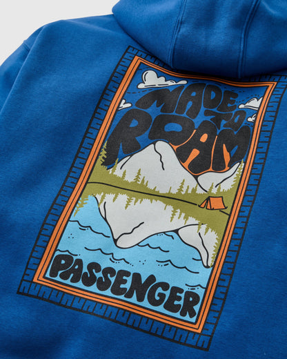 Reflect Full Zip Hoodie - Blue Navy - Flatlay