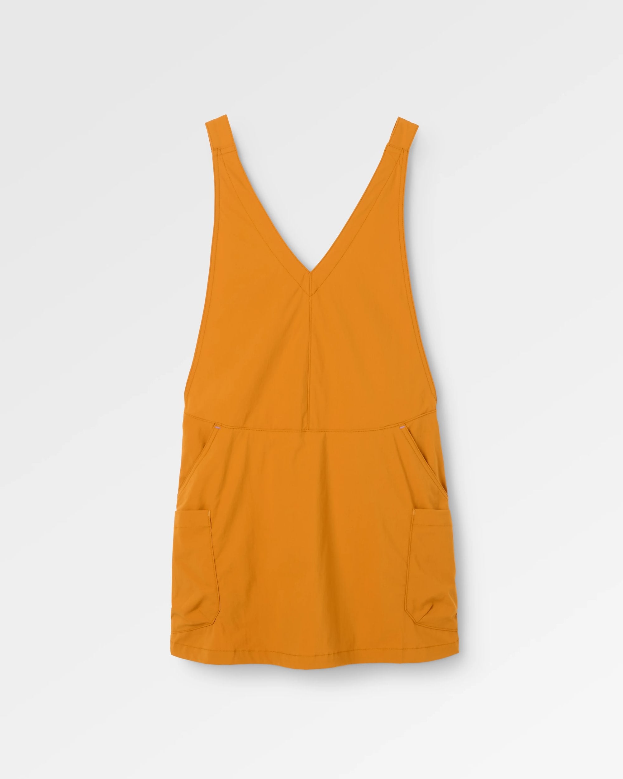Refuel Ripstop Dress - Retro Orange - Flatlay