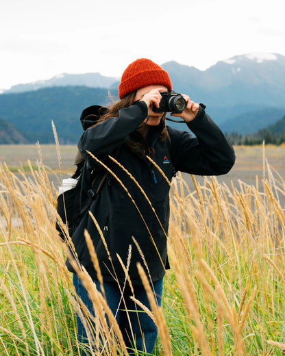 Five Element Recycled Waterproof Jacket - Black - Lifestyle