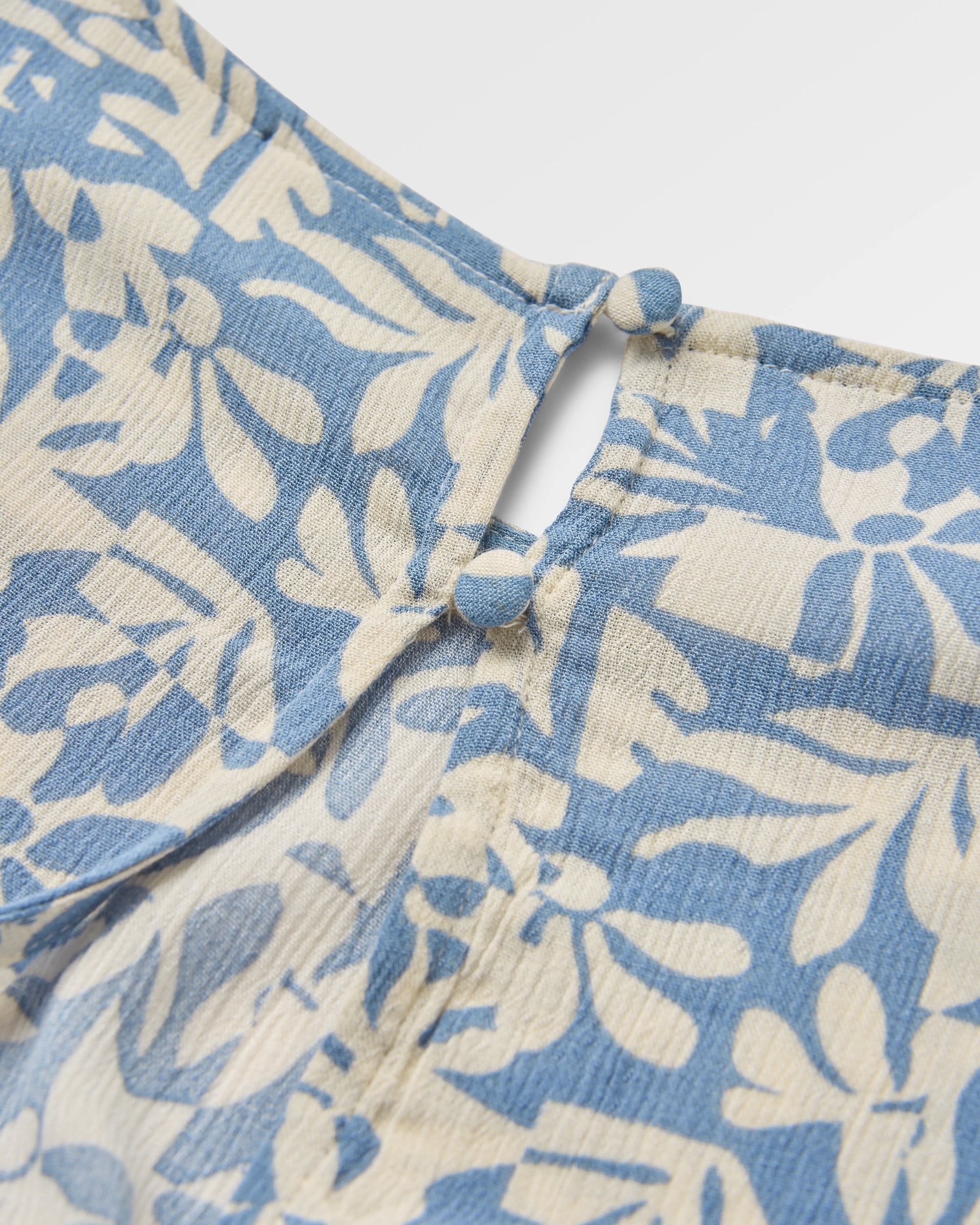 Thimbleberry Jumpsuit - Mountain Foliage Faded Denim - Flatlay