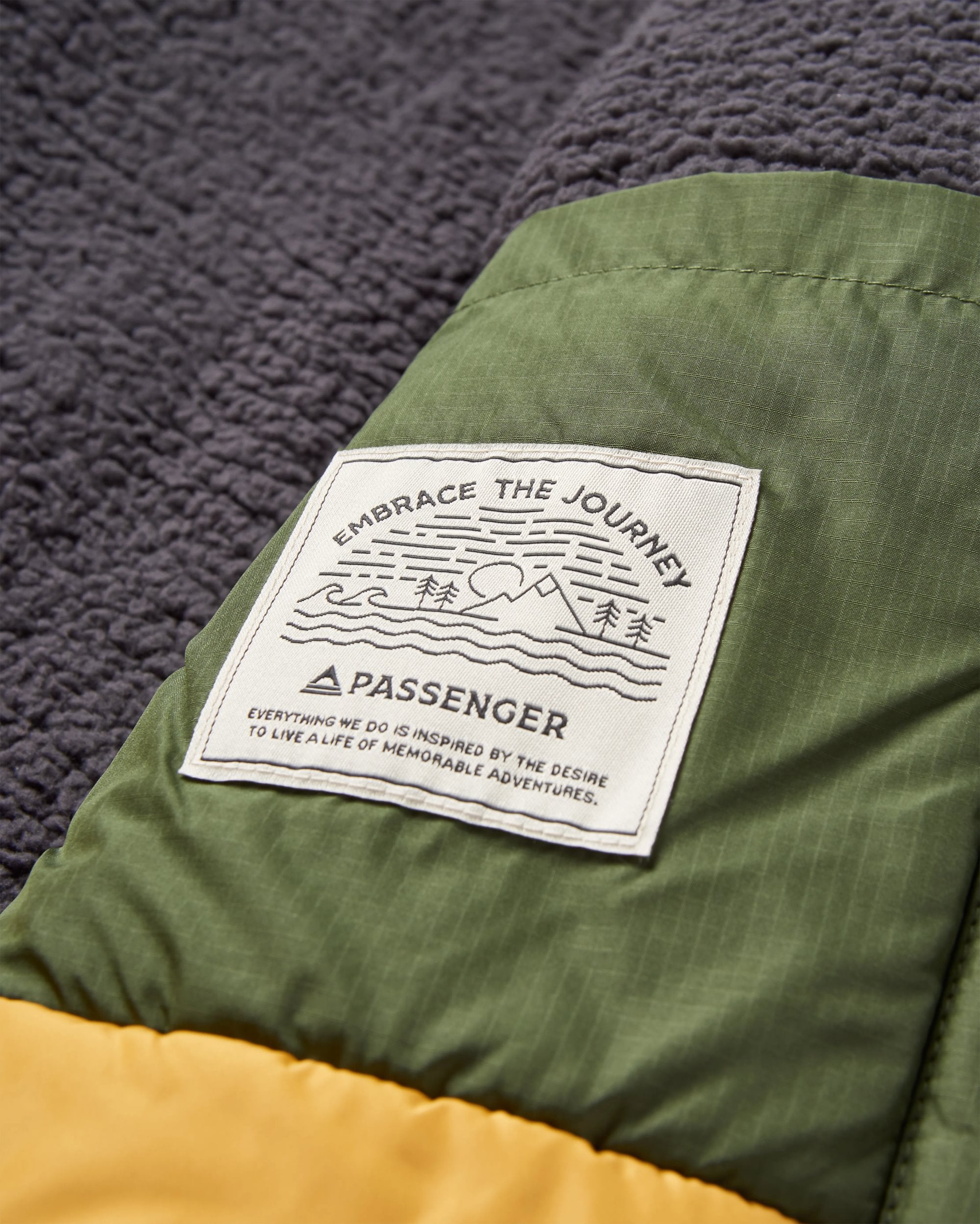 Tasman Recycled Long Insulated Jacket - Fir Tree - Flatlay