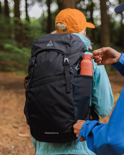 Trailscape Recycled 30L Backpack - Black - Lifestyle - Female