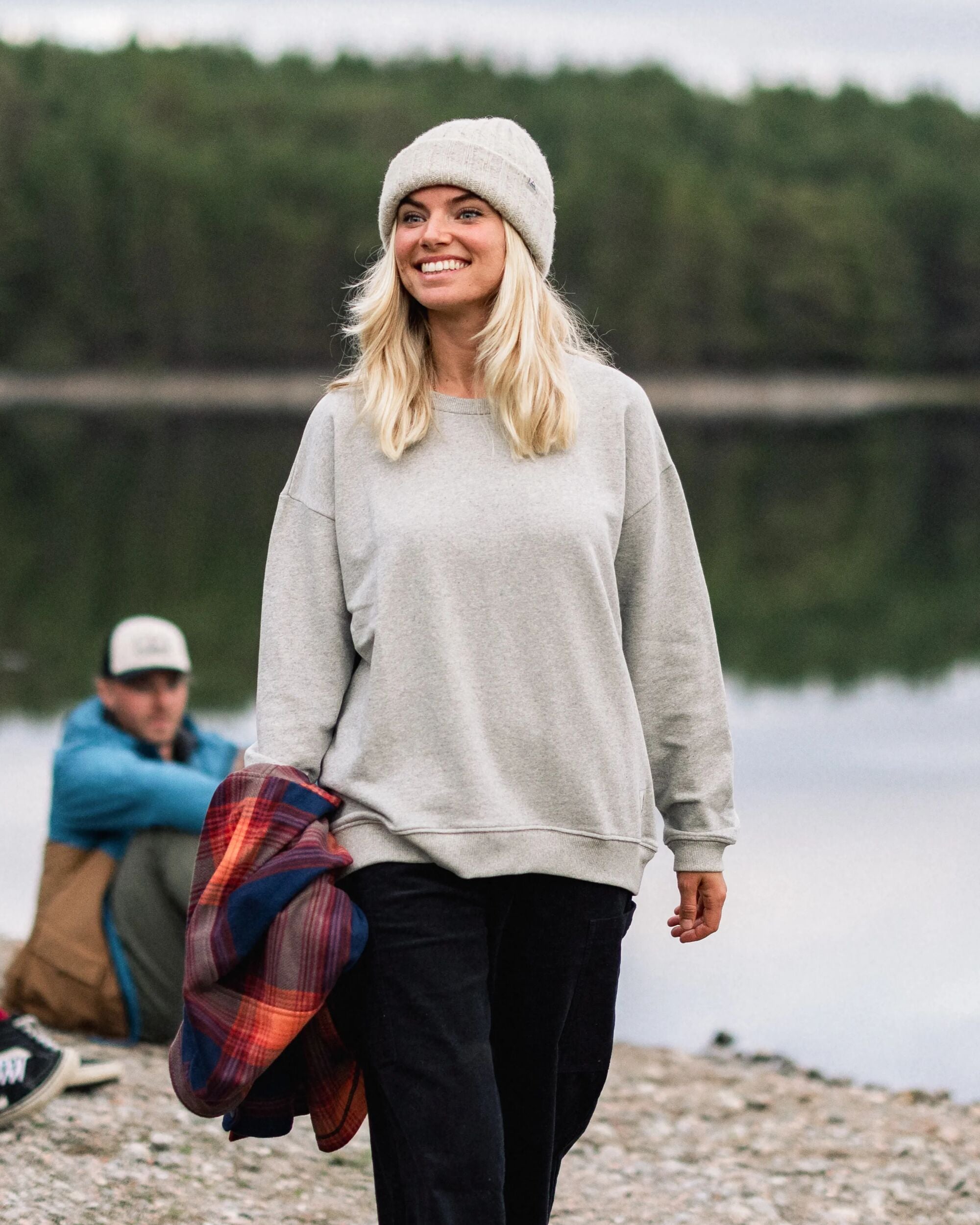 Heritage Women's Sweatshirt - Mid Grey Marl - Lifestyle