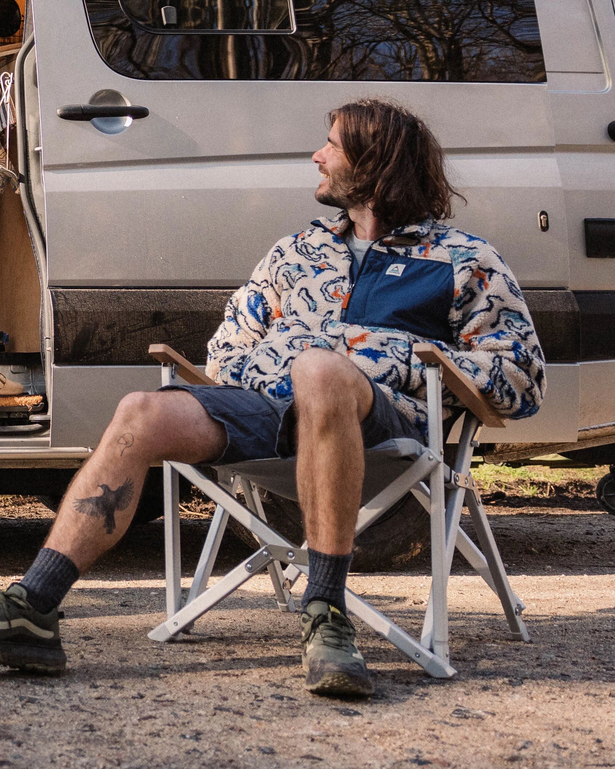 Dometic GO Compact Camp Chair - Silt - Lifestyle - Male