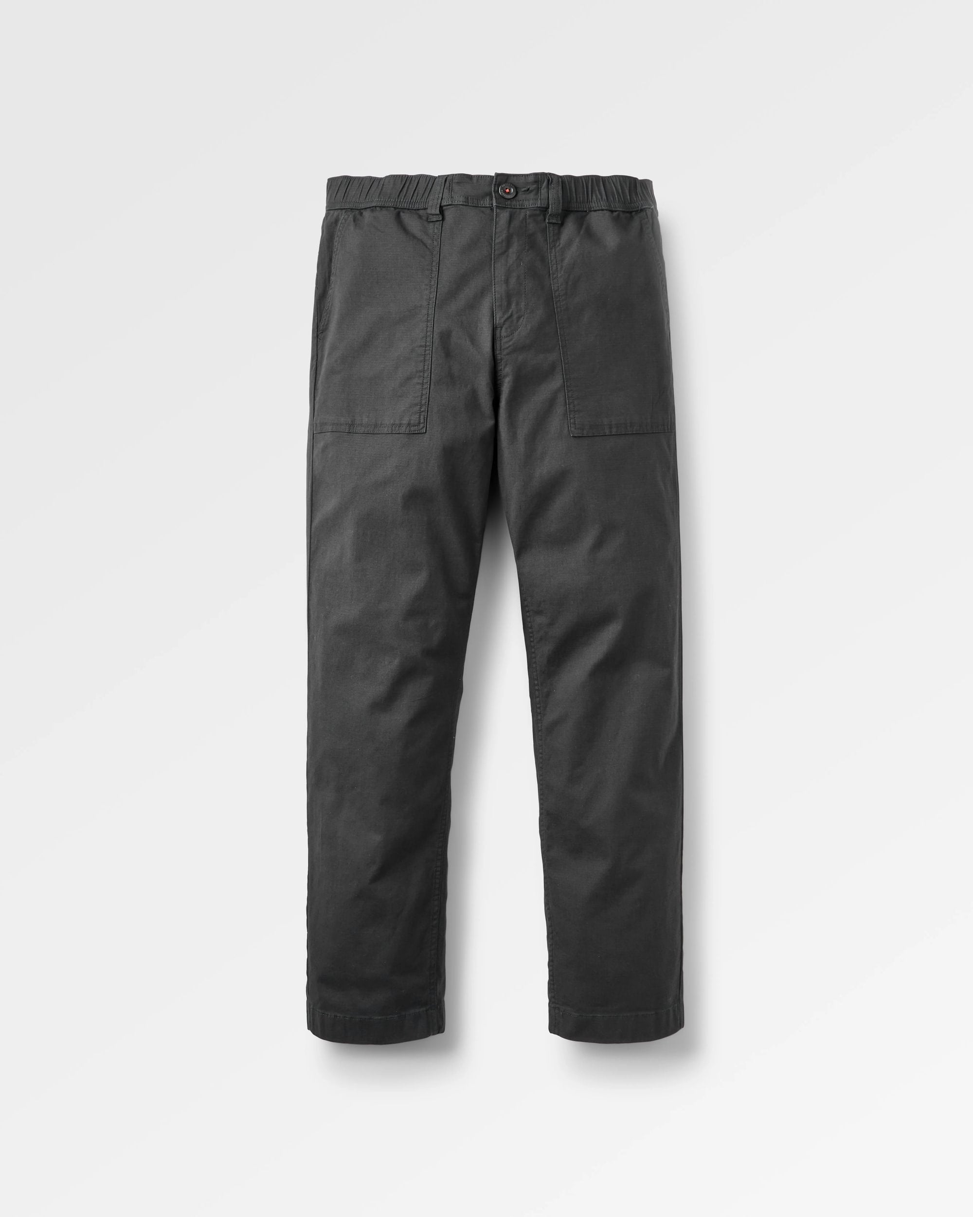 Kimmer Organic Cotton Trouser - Black - Flatlay