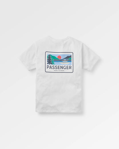 Roamer Men's T-Shirt - White - Flatlay