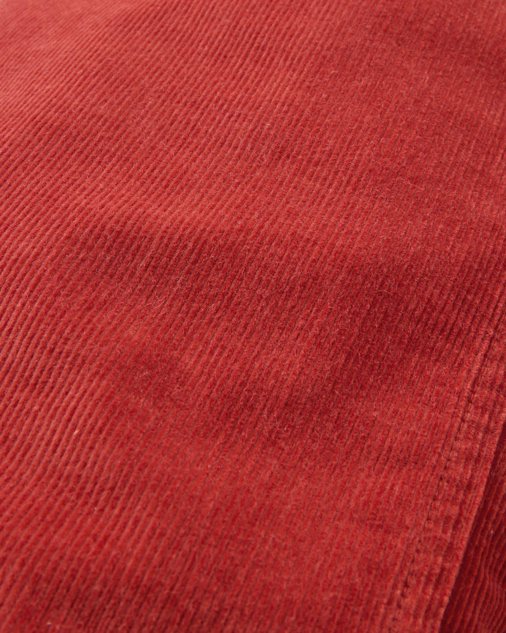 Someday Organic Corduroy Trouser - Red Ochre - Flatlay