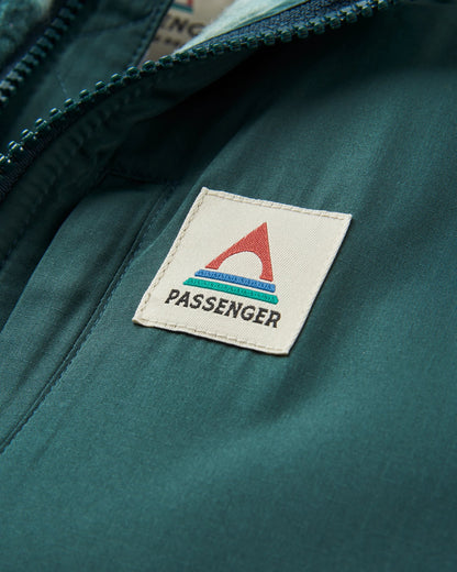 Home Recycled Sherpa Fleece - Frost Dark Fern - Flatlay