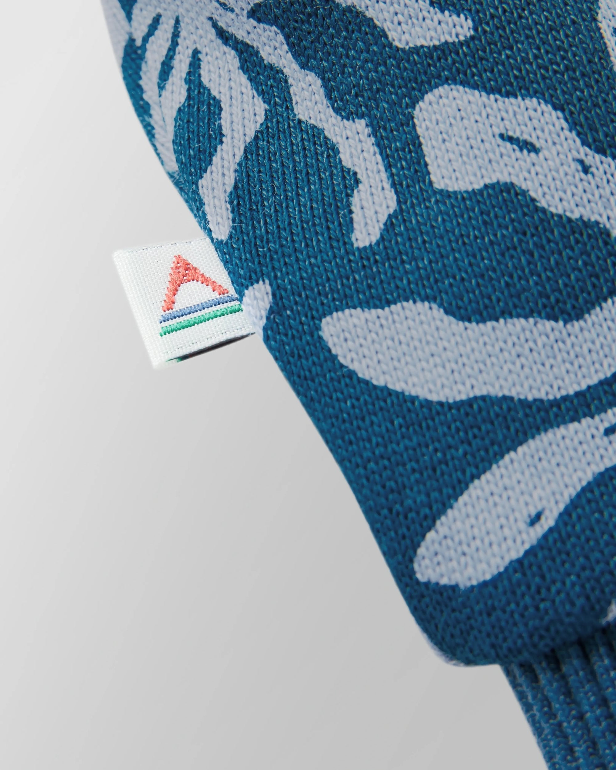 Arame Organic Cotton Hoodie - Seaweed Blue Steel - Flatlay