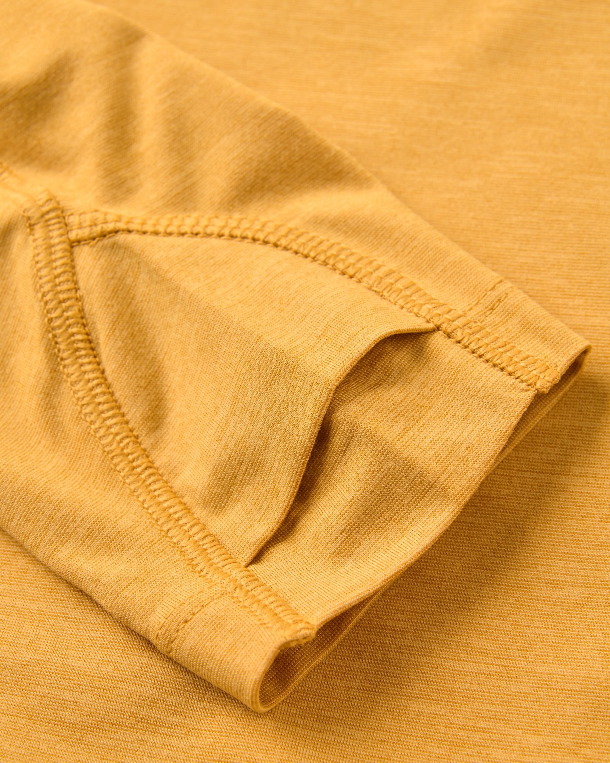 Sunvale Lightweight UPF50 LS T-Shirt - Spruce Yellow Marl - Flatlay