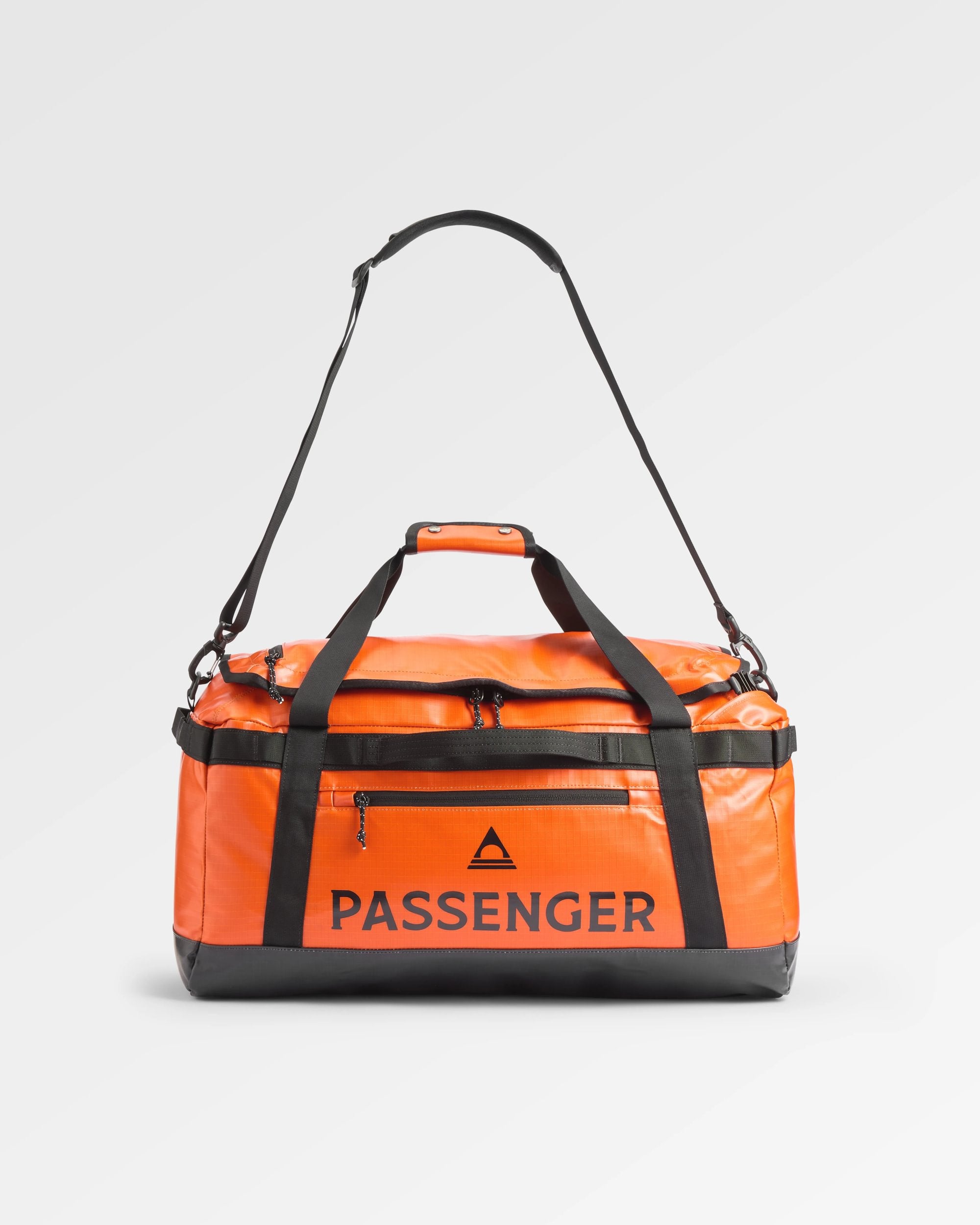 Roamer Recycled 60L Duffel Bag - Sunrise Orange - Flatlay