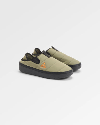 Roamer Men's Slipper - Dusty Olive - Flatlay