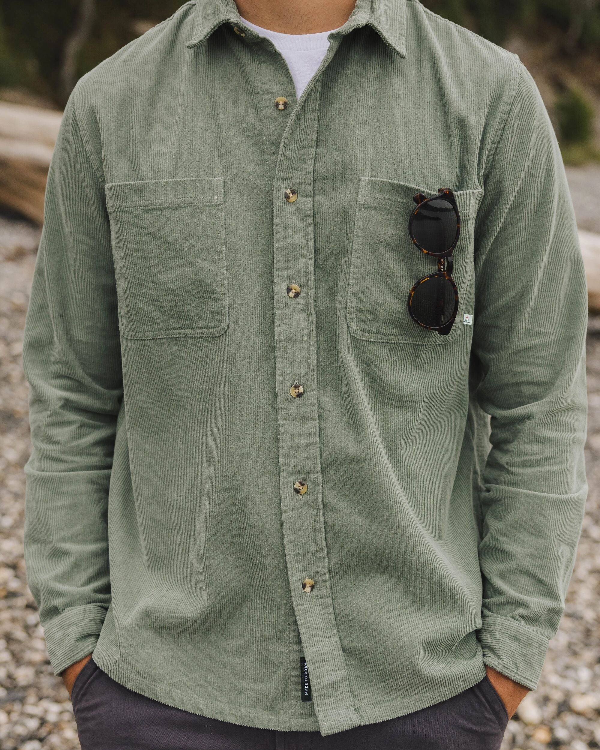 Backcountry Cord Shirt - Pistachio - Lifestyle