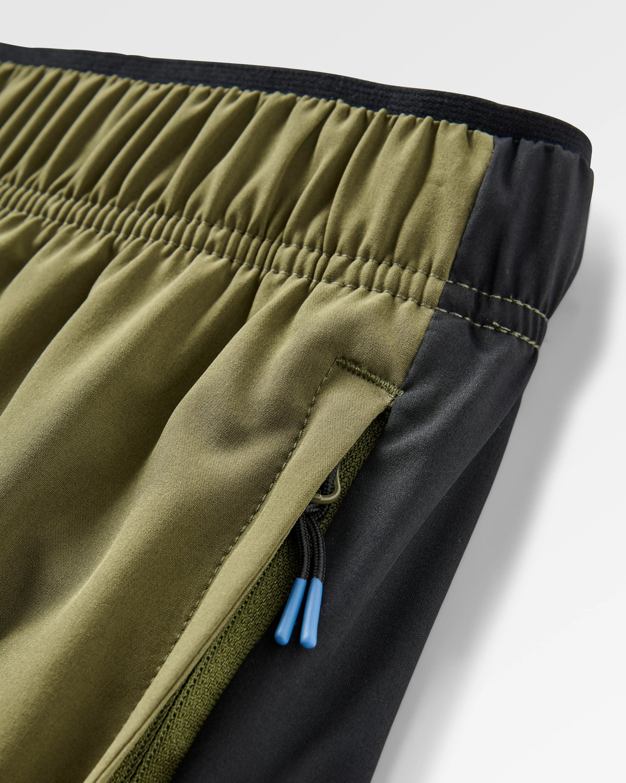 Swift Recycled Trail Short - Khaki - Flatlay