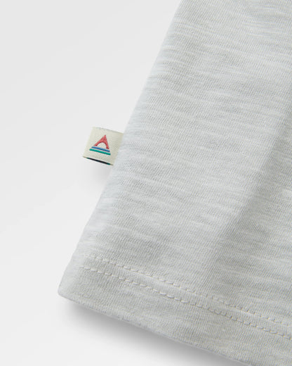 Explore LS Raglan T-Shirt - Light Grey Marl - Flatlay