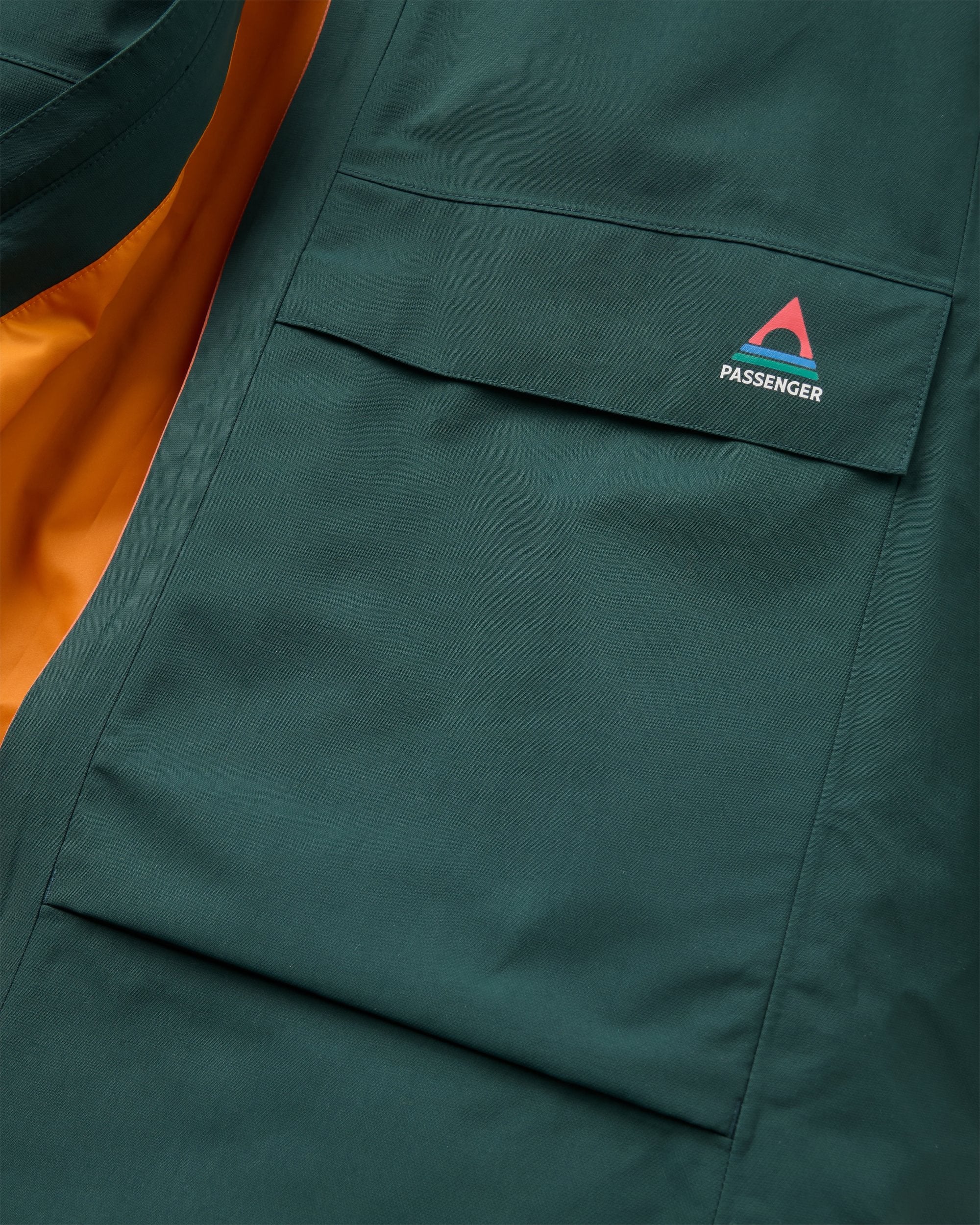 Serein Waterproof Parka - Dark Fern  - Flatlay