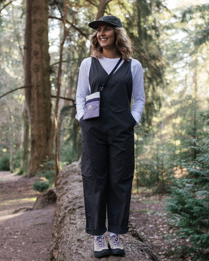 Refuel Ripstop Dungarees - Faded Black - Lifestyle