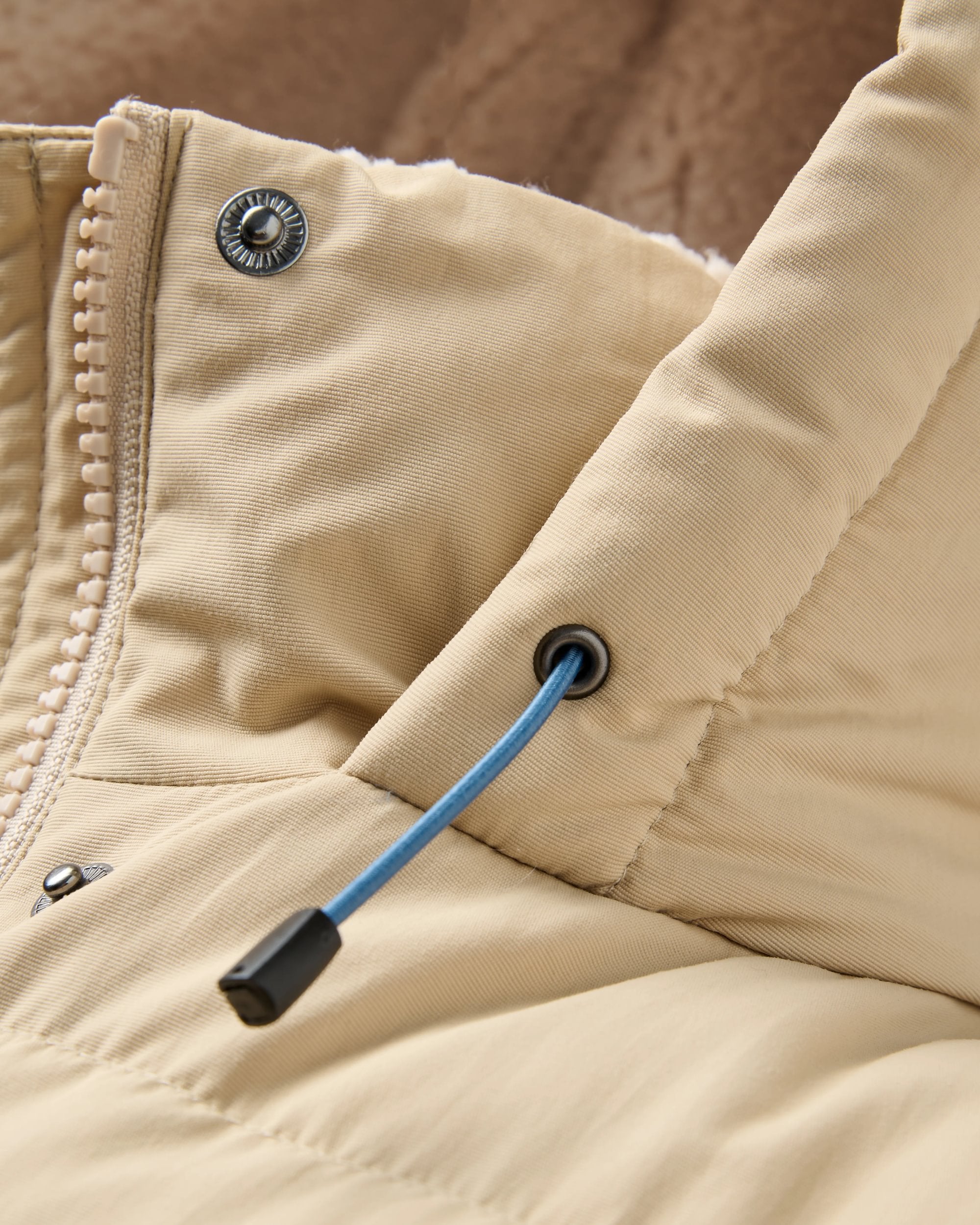 Nook Down Jacket - Stone - Flatlay