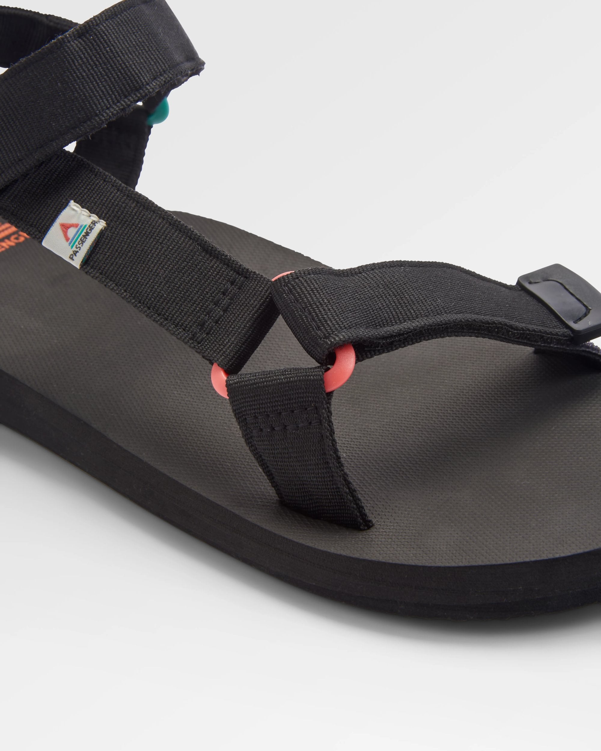 Monterey Sandal - Black - Flatlay