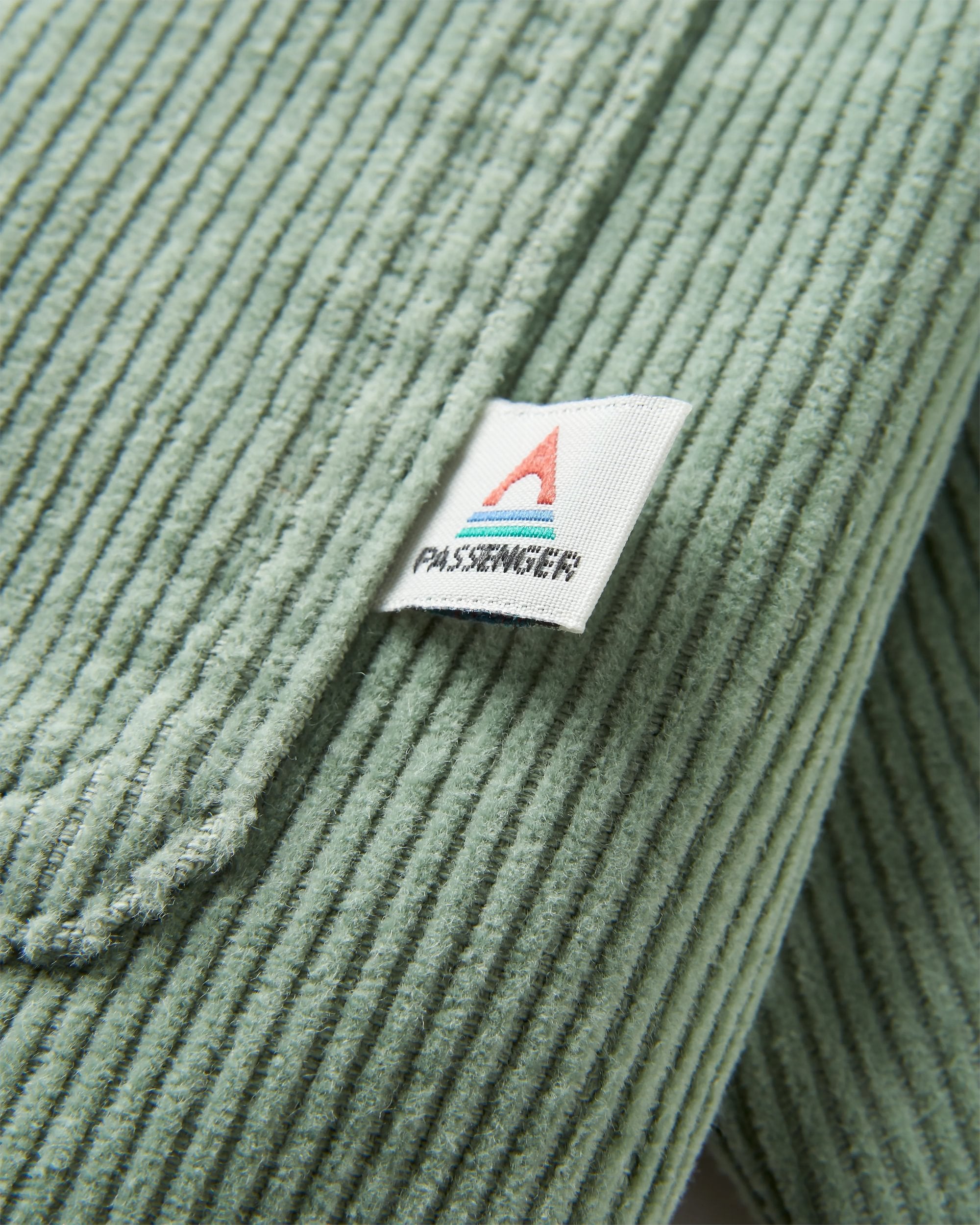 Backcountry Short Sleeve Cord Shirt - Pistachio - Flatlay