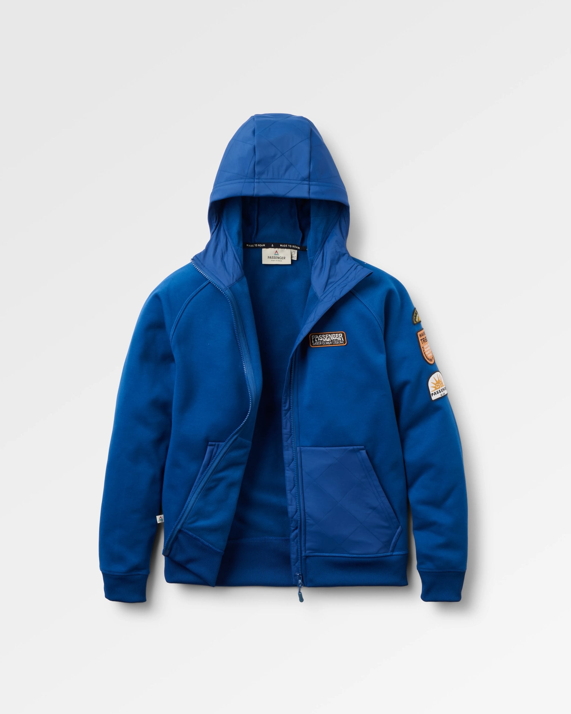 Solscape Women's Active Hoodie - Blue Navy Marl - Flatlay